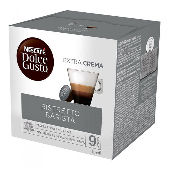 NESCAFÉ® Dolce Gusto® Coffee capsules NESCAFÉ Dolce Gusto "Ristretto Barista", 16 pcs.
