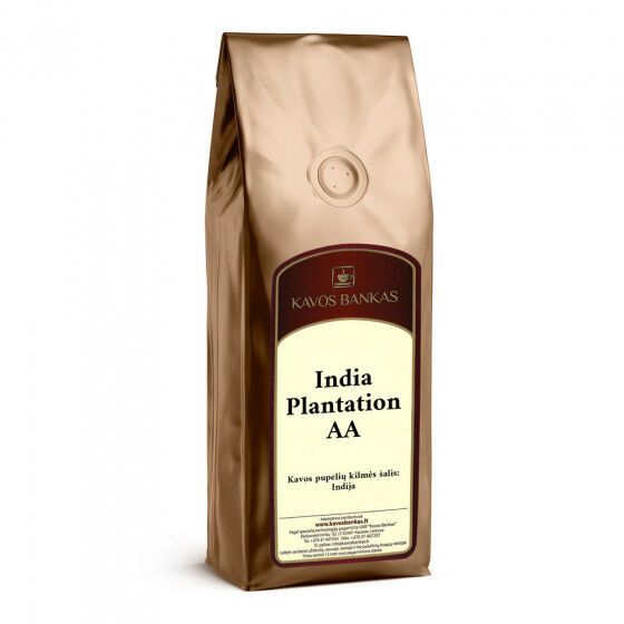 Kavos Bankas Coffee beans Kavos Bankas "India Plantation AA", 1 kg