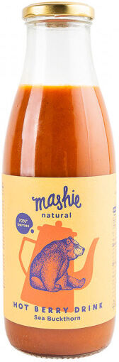 Nordic Berry Sea Buckthorn berry puree "Mashie by Nordic Berry", 750 ml