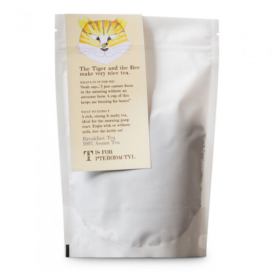 Two Chimps Coffee Breakfast loose leaf Assam tea Two Chimps "T is for Pterodactyl", 125 g