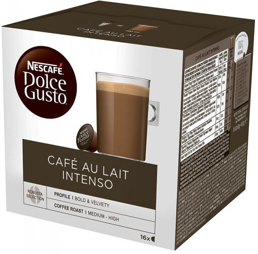 NESCAFÉ® Dolce Gusto® Coffee capsules NESCAFÉ Dolce Gusto "Café Au lait Intenso", 16 pcs.