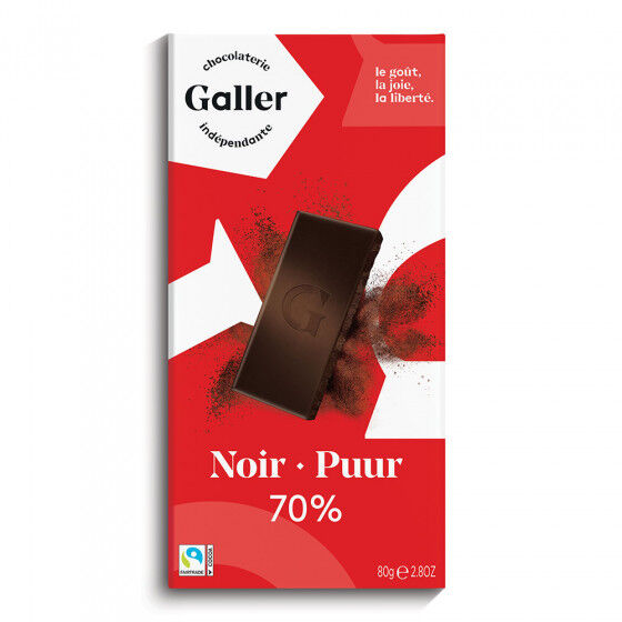 Galler Chocolate tablet Galler "Dark 70%", 80 g