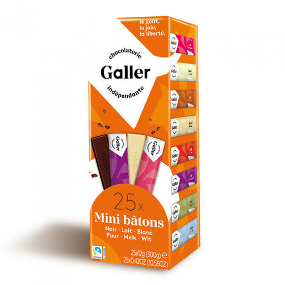 Galler Gift box mini bars Galler "Assortment", 25 pcs.