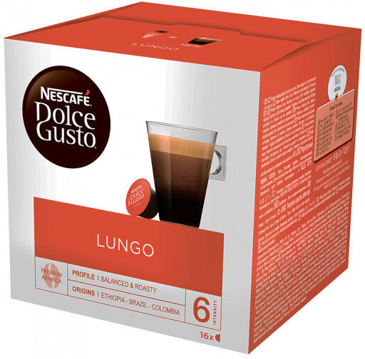 NESCAFÉ® Dolce Gusto® Coffee capsules NESCAFÉ Dolce Gusto "Lungo", 16 pcs.