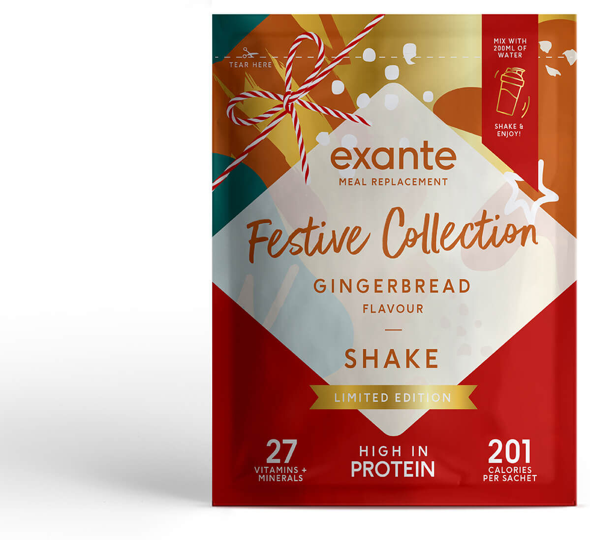 Exante Diet Meal Replacement Gingerbread Shake