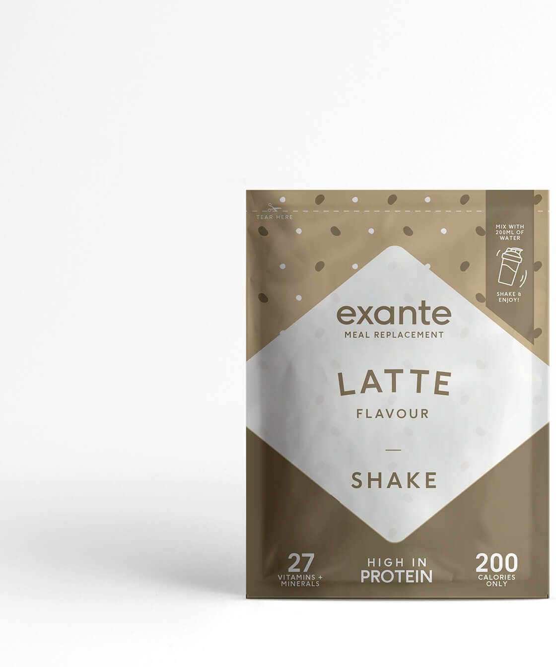 Exante Diet Meal Replacement Latte Shake