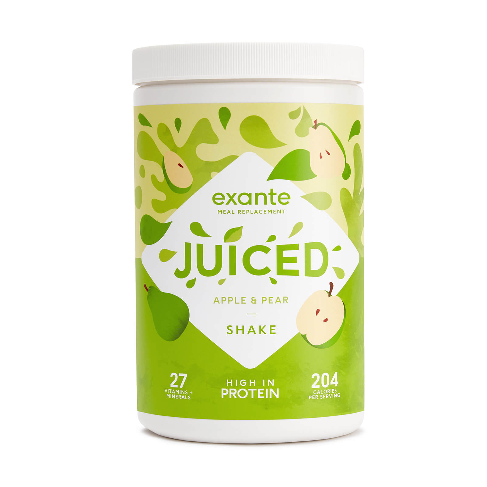 exante Diet Apple & Pear JUICED Meal Replacement Shake 10 Serve Tub