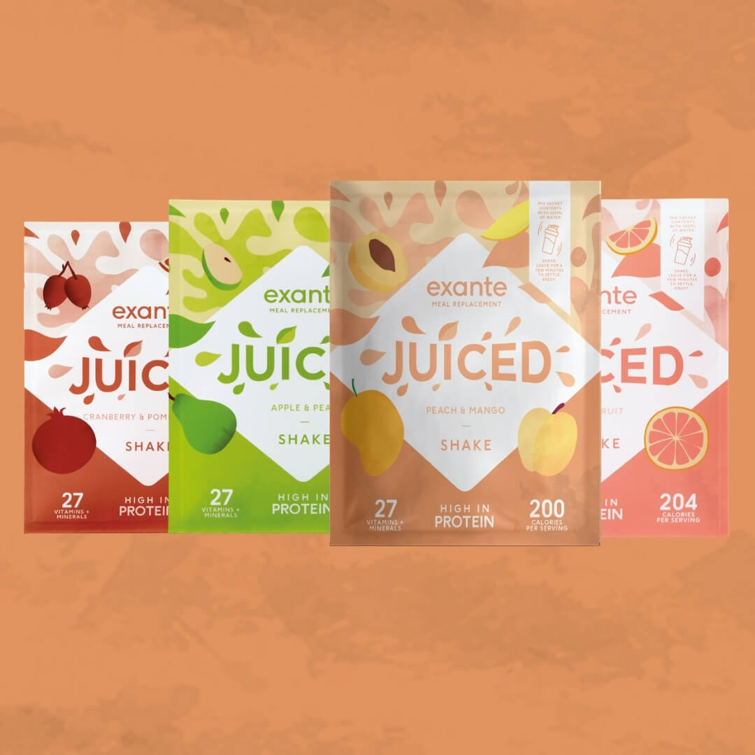 Exante Diet JUICED Meal Replacement Mixed Shake Bundle