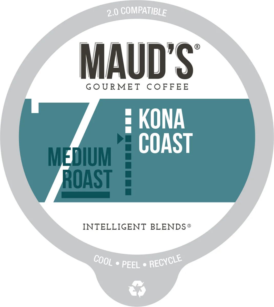 Photos - Coffee Mauds Maud's  & Tea Maud's Kona Blend Medium Dark Roast  Pods - 100c 