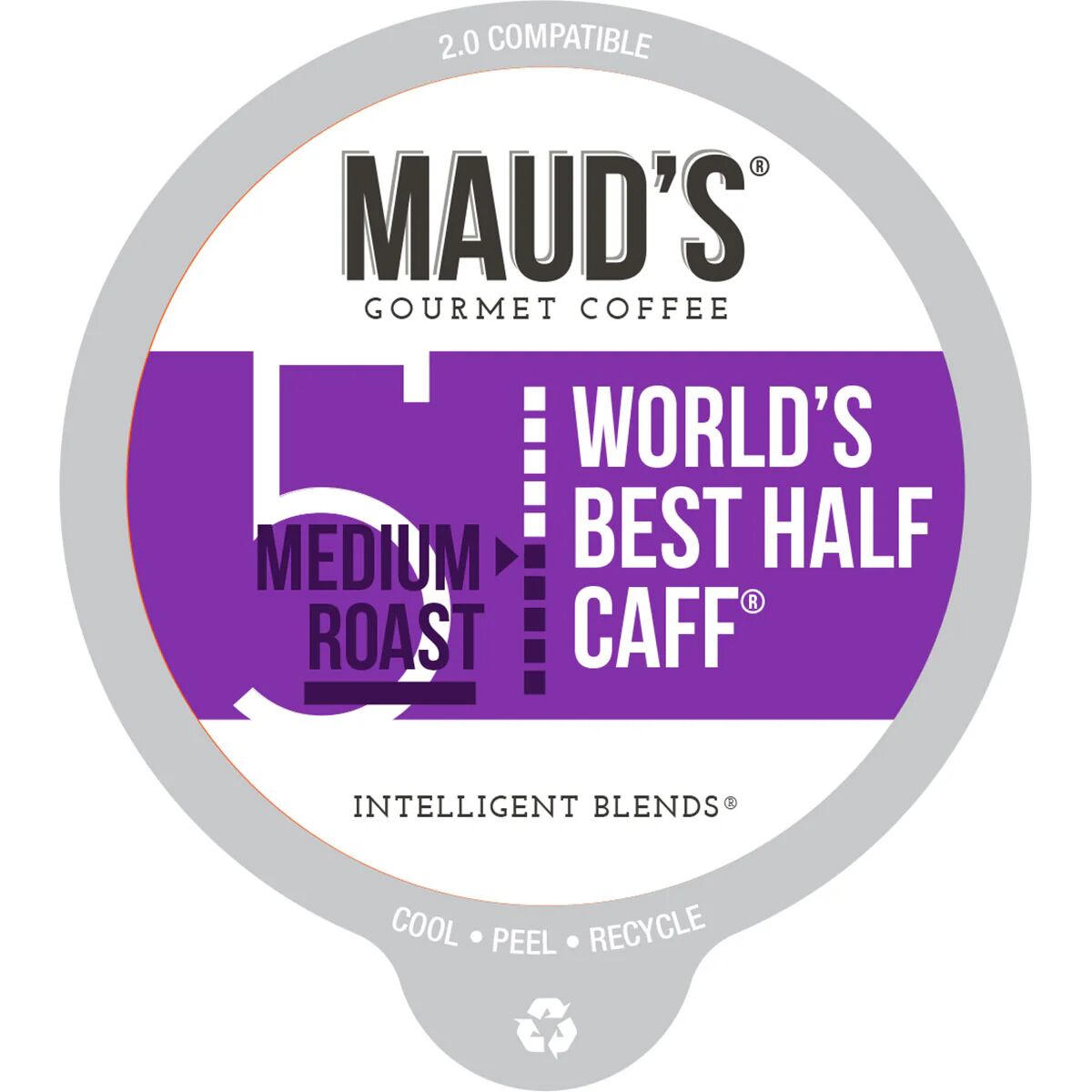 Photos - Coffee Mauds Maud's  & Tea Maud's Half Caff Medium Roast  Pods 