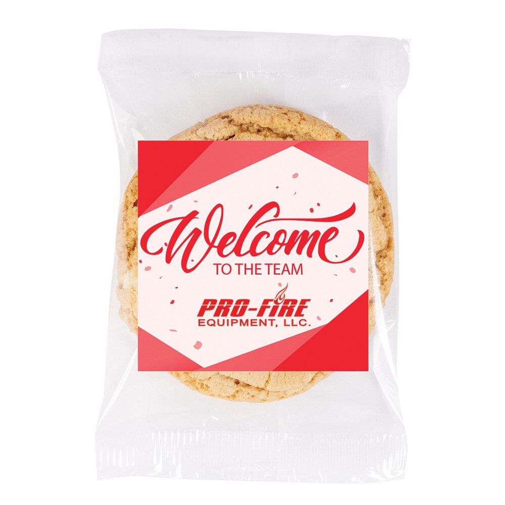 Positive Promotions 200 Macadamia Nut Cookie Individually Wrapped - Full-Color Personalization Available