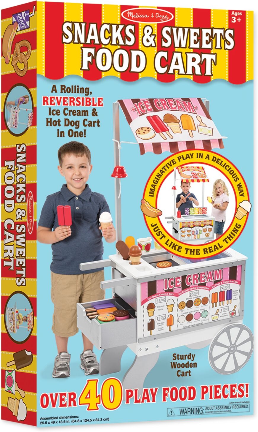 Melissa and Doug Kids' Snacks & Sweets Food Cart