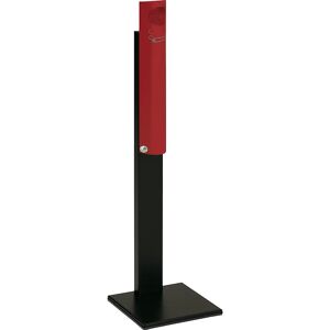 VAR Standascher, Stahlblech, HxBxT 1250 x 310 x 310 mm, feuerrot