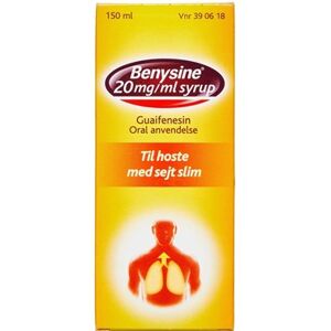 Benysine 20 mg/ml (Håndkøb, apoteksforbeholdt) 150 ml Syrup Mcneil