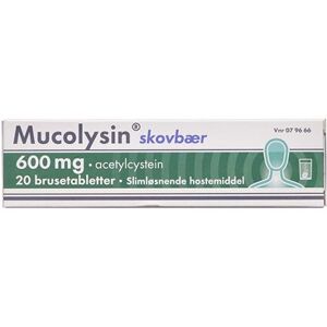 Mucolysin 600 mg 20 stk Brusetabletter sandoz