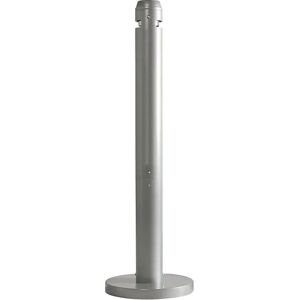 Rubbermaid Columna-cenicero, capacidad 3,5 l, gris