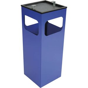 kaiserkraft Cenicero combinado, capacidad 29 l, A x H x P 250 x 655 x 250 mm, azul