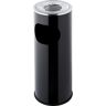 helit Cenicero de pie, capacidad 13 l, H x Ø 600 x 250 mm, negro