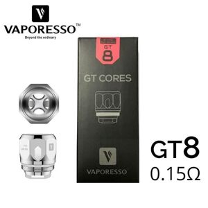 Vaporesso Resistance (x3)  NRG GT8 Cores- 0,15 Ohm pour NRG  - Vaporesso