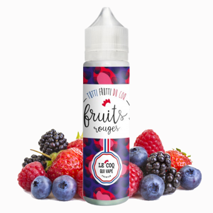 Le Coq Qui Vape E-Liquide Fruits Rouges 50ML - Le Coq Qui Vape