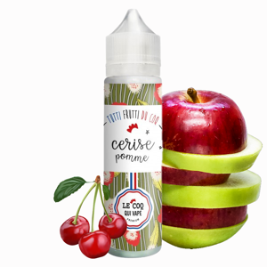 Le Coq Qui Vape E-Liquide Pomme Cerise 50ML - Le Coq Qui Vape