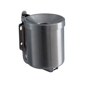 Axess Industries cendrier mural d'intérieur et d'extérieur   volume 0,5 l   matière inox brossé