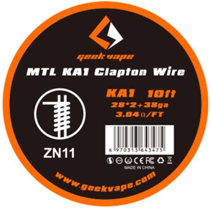 Geek Vape Fil résistif Clapton MTL 10ft - GeekVape