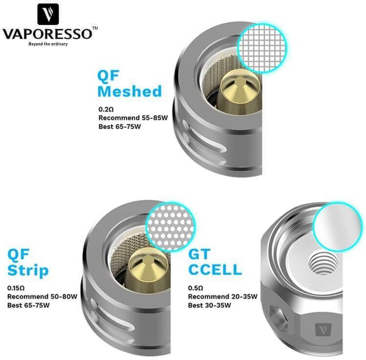 Résistance (x3) QF SKRR STRIP / MESHED - Vaporesso