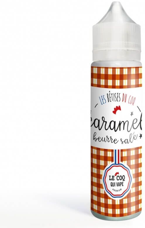 E-Liquide Caramel Beurre Salé 50ML - Le Coq Qui Vape