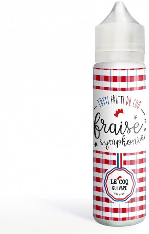 E-Liquide Fraise symphonie 50ML - Le Coq Qui Vape