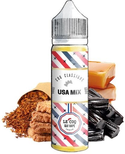 E-Liquide USA Mix 50ML - Le Coq Qui Vape