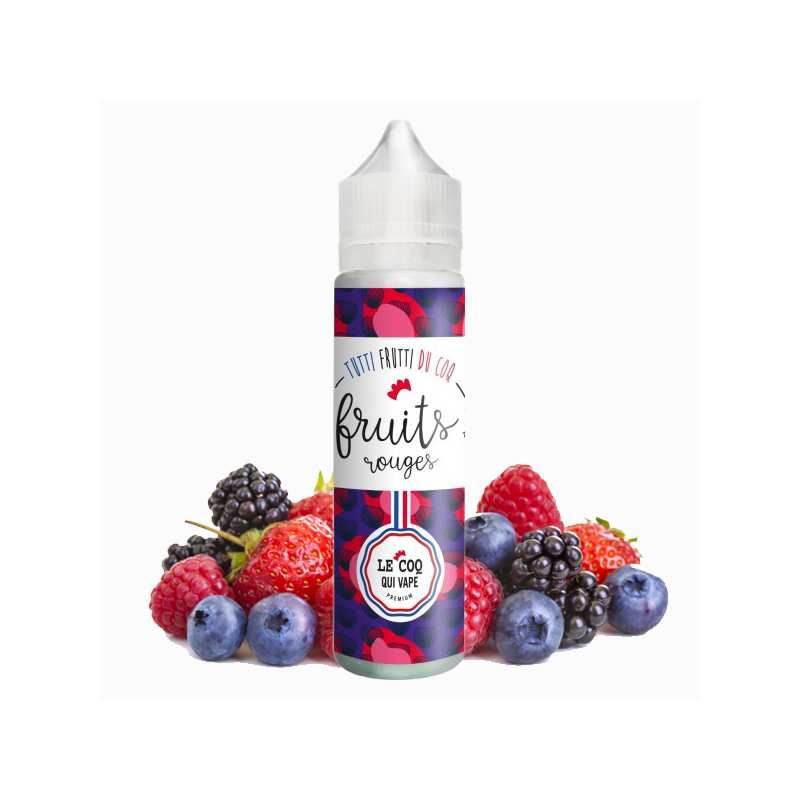 E-Liquide Fruits Rouges 50ML - Le Coq Qui Vape