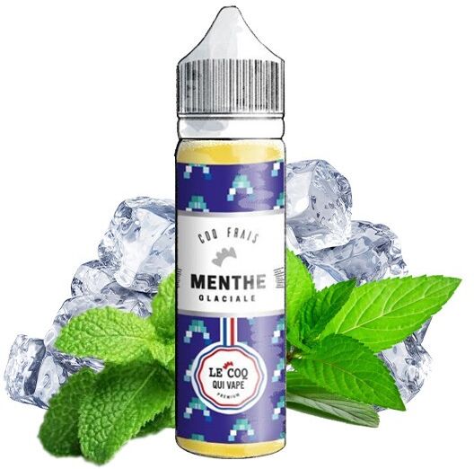 E-Liquide Menthe Glaciale 50ML - Le Coq Qui Vape