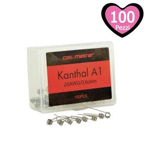 Coil Master Resistenze Pronte Kanthal A1  - 100 Pezzi