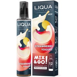 Liqua Strawberry Yogurt Aroma Scomposto  Liquido Concentrato  Da 12ml Mix&go Per Sigarette Elettroniche