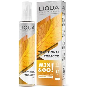 Liqua Traditional Tobacco Aroma Scomposto  Liquido Concentrato  Da 12ml Mix&go Per Sigarette Elettroniche