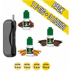 Kiwi Vapor Pacchetto Kiwi Con 3 Liquidi Pronti Real Farma Aroma Al Tabacco