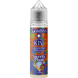 Iron Vaper Kiv Sweety Plum Dominus Liquido Shot 10ml Cannolo Rum Albicocca Ghiaccio