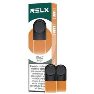 Relx Creamy Lemon Pod Pro Cartucce Precaricate 1,8ml - 2 Pezzi