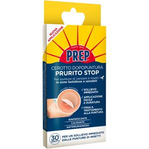 PREP Repellente  per zanzare  30 cerotti prurito stop