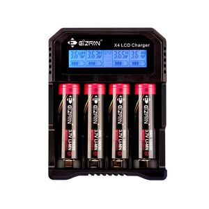 EFAN X4 LCD CARICA BATTERIE PER SIGARETTE ELETTRONICHE CON USB E CARICA BATTERIA PER AUTO