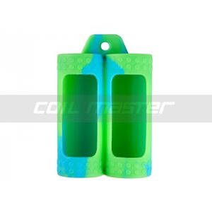 COIL MASTER RUBBER CASE DOUBLE 26650 BLUE/GREEN