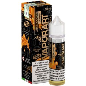 VAPORART MIX & VAPE GRAN COOKIE CARAMEL 30 ML Nicotina 0 Biscotto al caramello