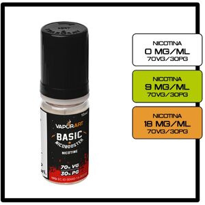 Vaporart Base 10 ml 70/30 Nicotina