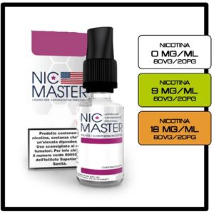 Nic Master Base Neutra 10ml 80/20 Nicotina