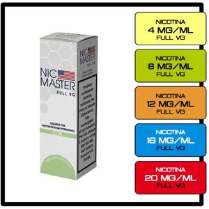 Nic Master Base FULL VG 10 ml Basetta Nicotina