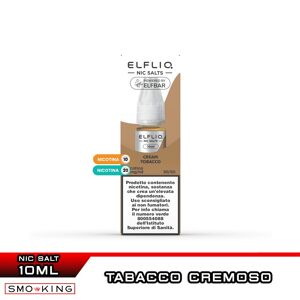 Elfbar CREAM TOBACCO Liquido Pronto Nicotina 10 ml Elfliq by