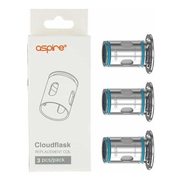 aspire cloudflask coil resistenze ricambio - 3 pezzi