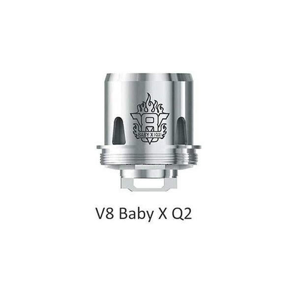 smok v8 x-baby q2 resistenza head coil per atomizzatore tfv8 x-baby - 3 pezzi