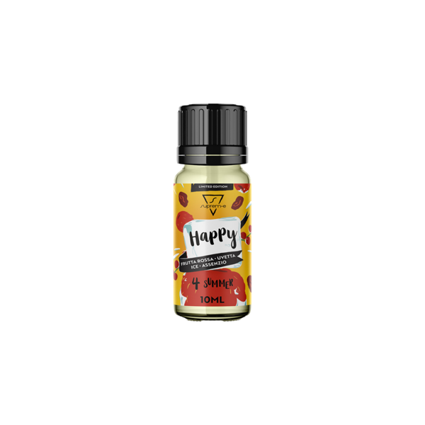 suprem-e happy 4 summer aroma concentrato 10ml frutti rossi uvetta assenzio ice